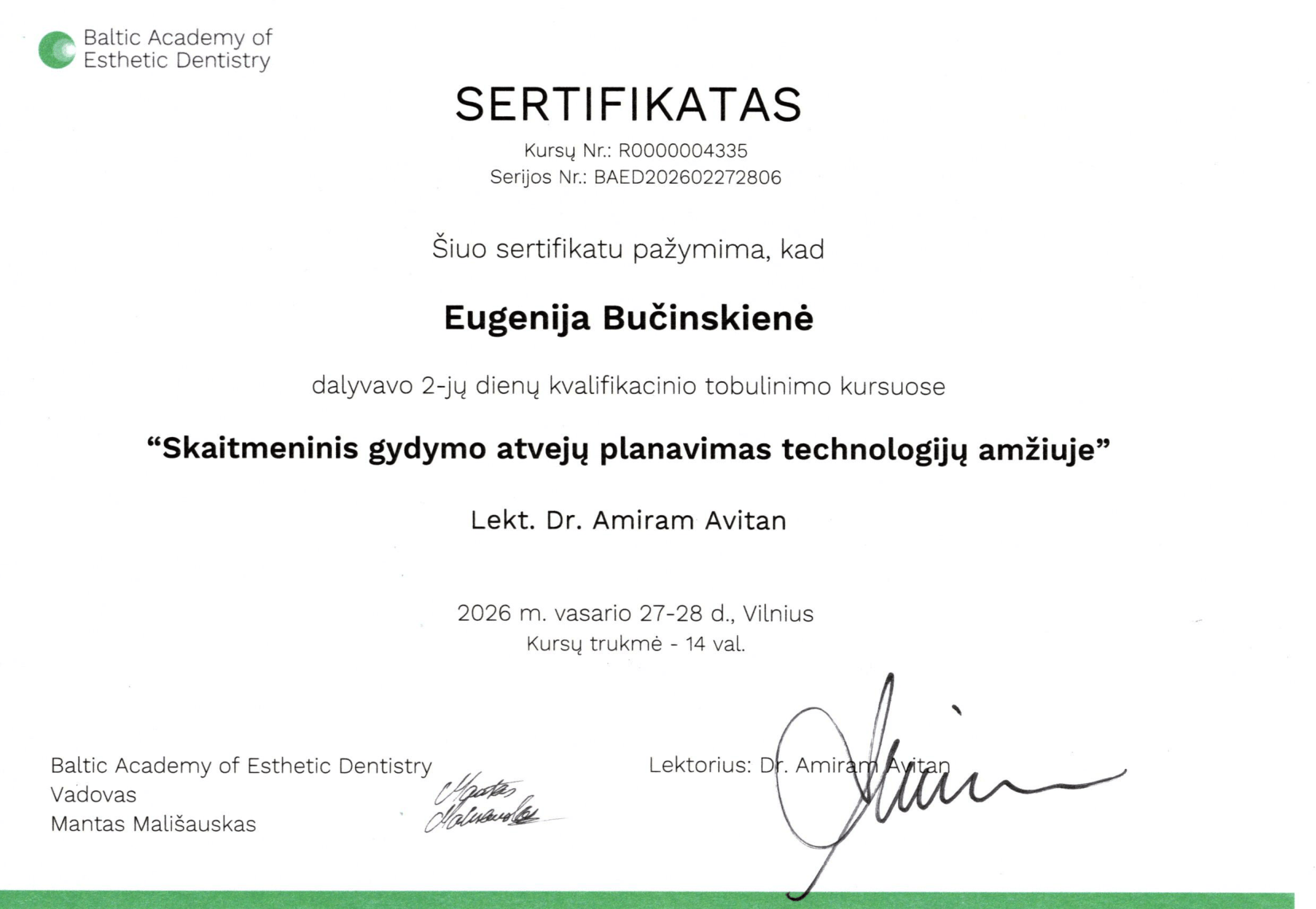 Certificate image