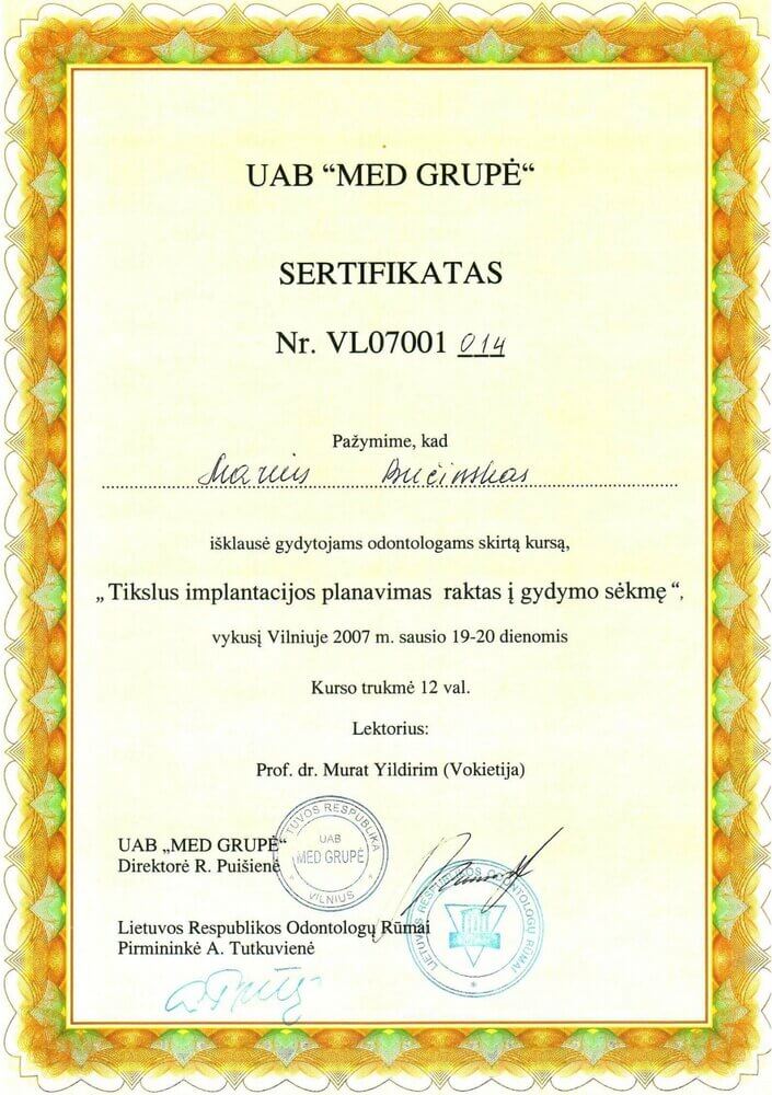 Certificate image