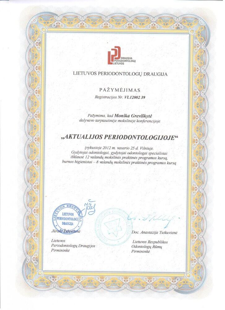 Monika Pažymėjimas