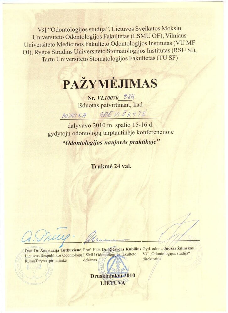 Monika_Pažymėjimas