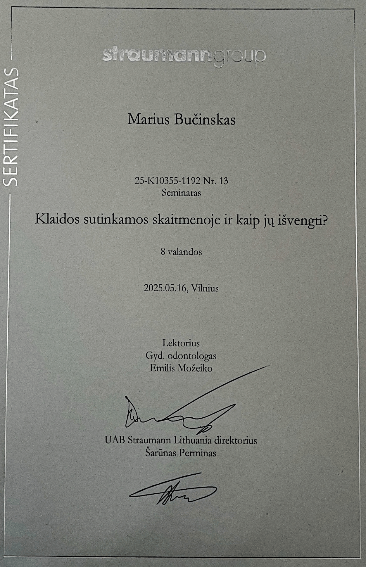 Certificate image