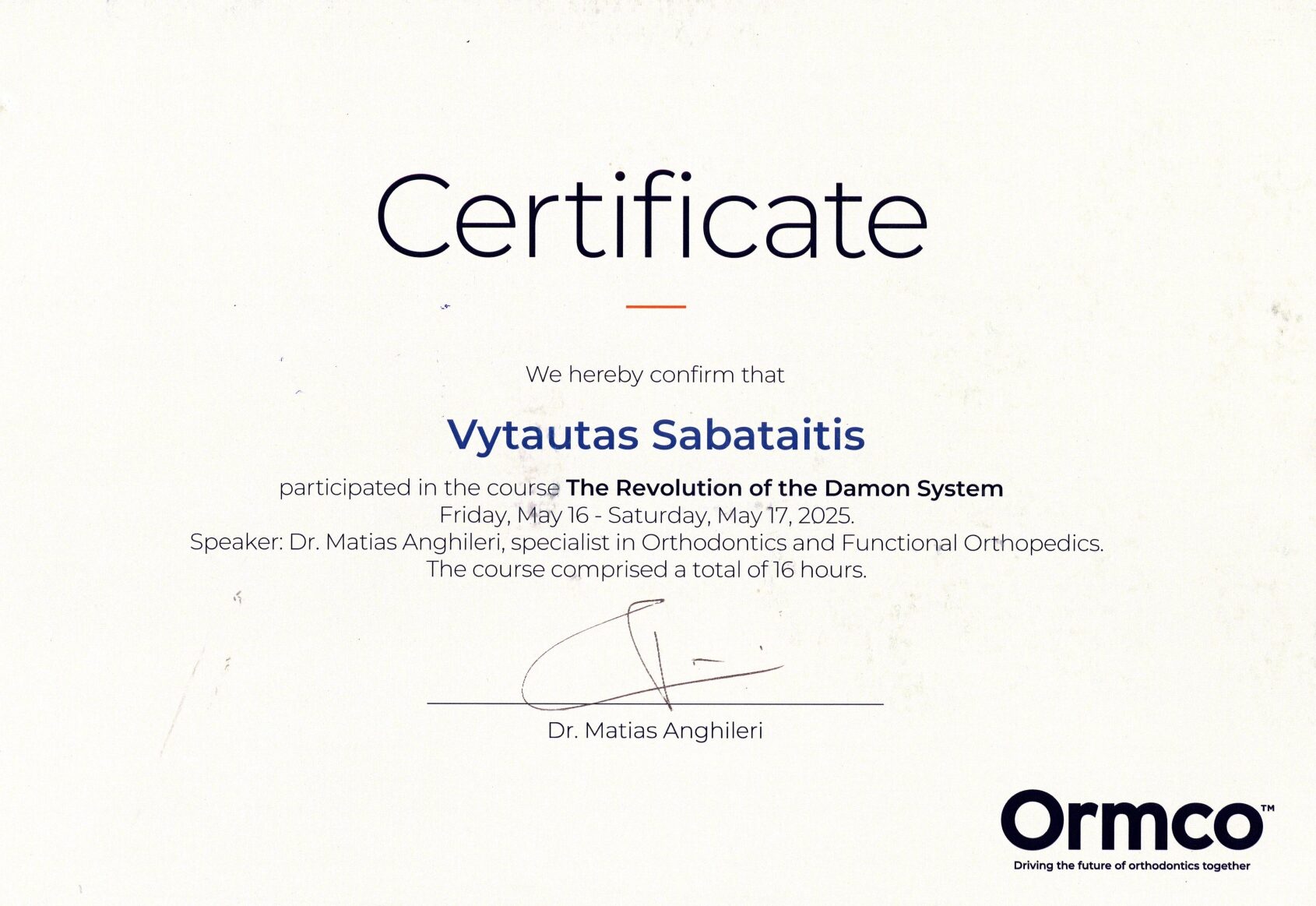 Certificate image