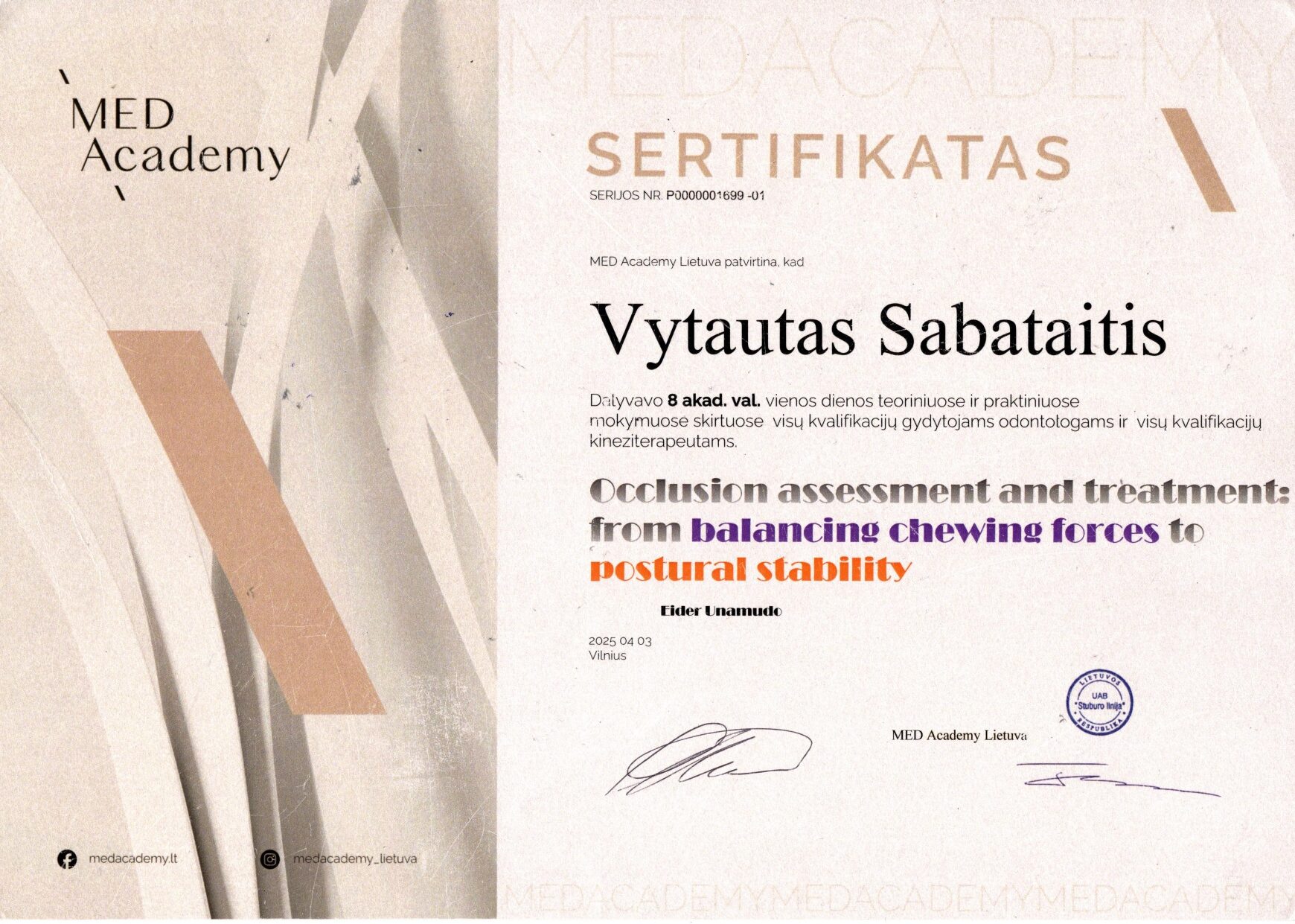 Certificate image