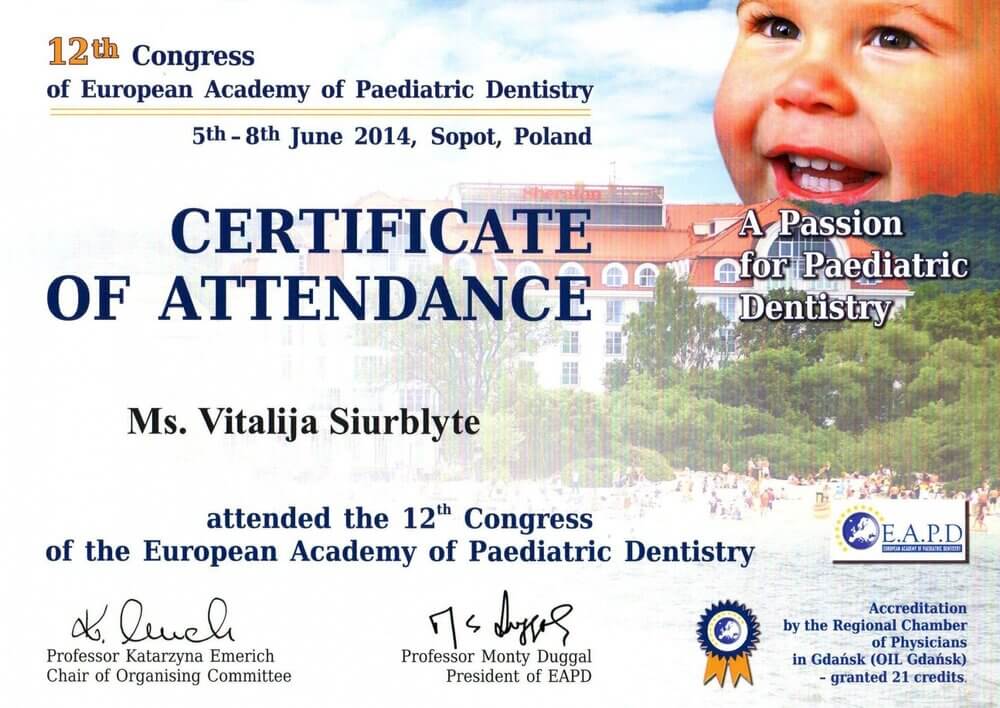 Vitalija Sertifikatas