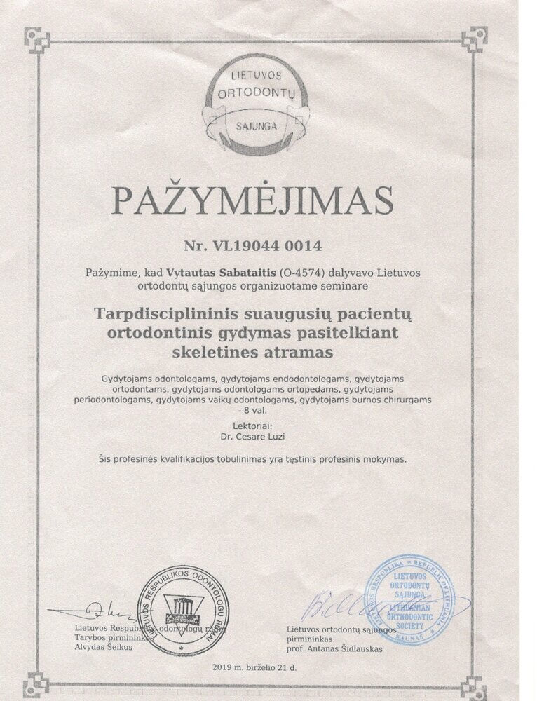 Vytautas Sertifikatas