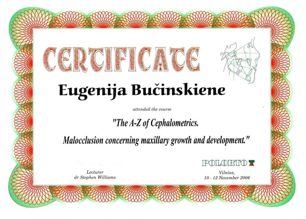 Eugenija Sertifikatas