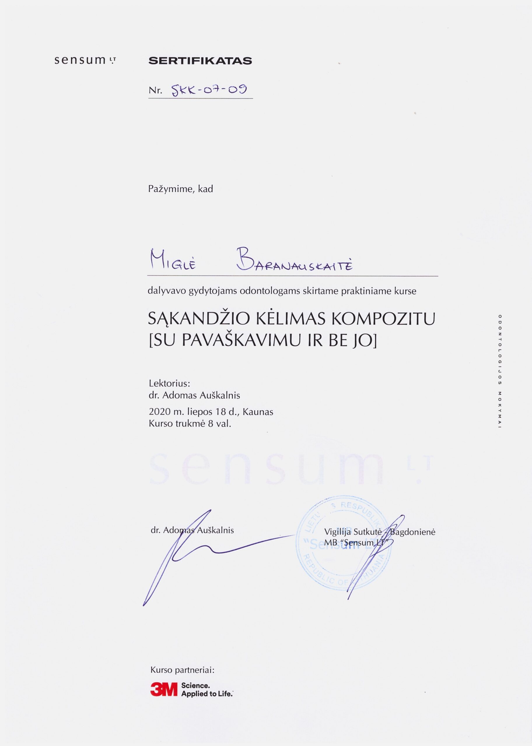 Certificate image