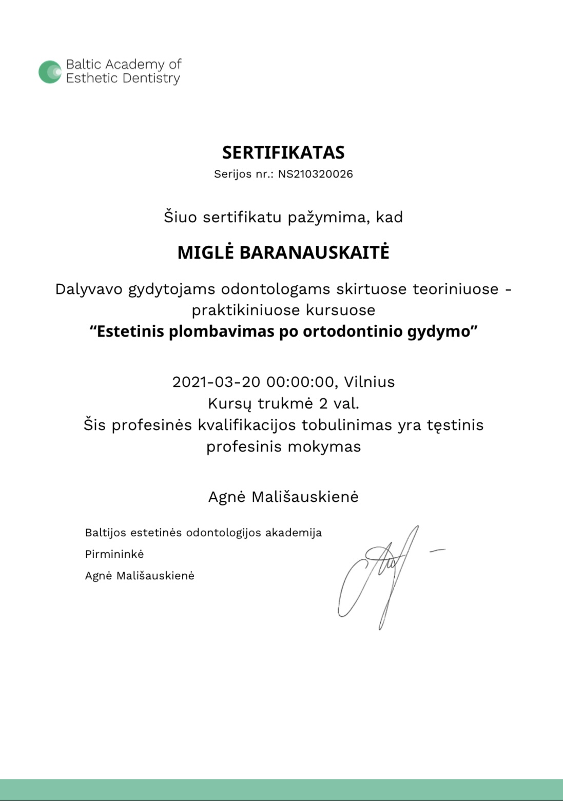 Certificate image