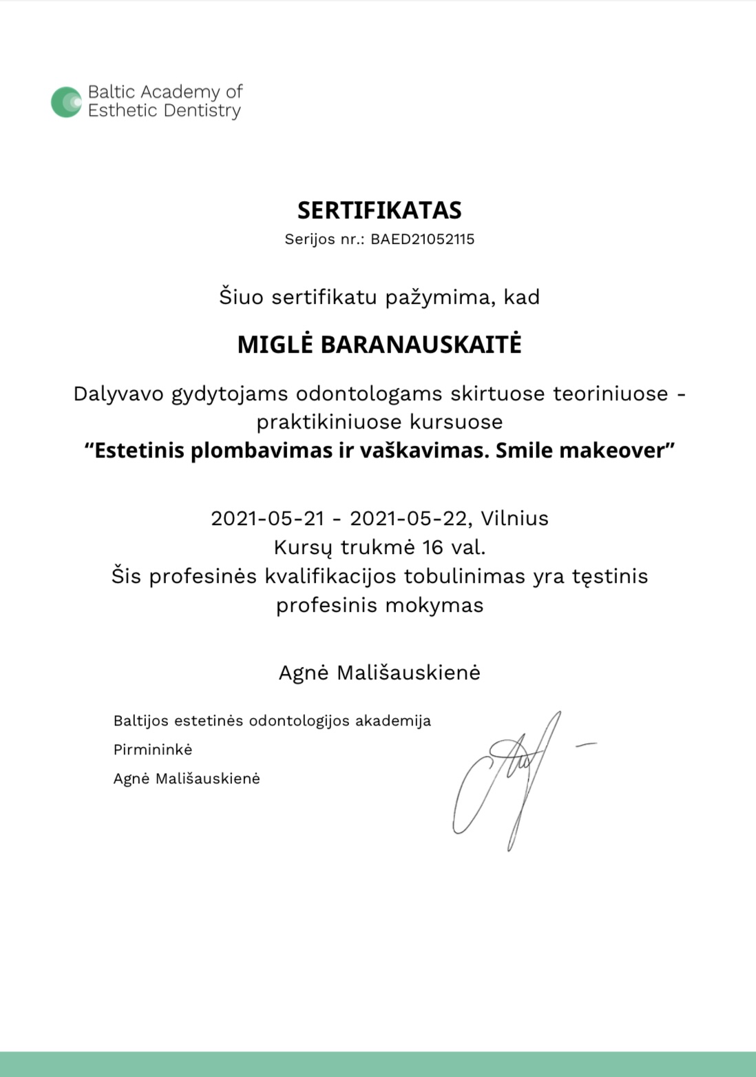Certificate image