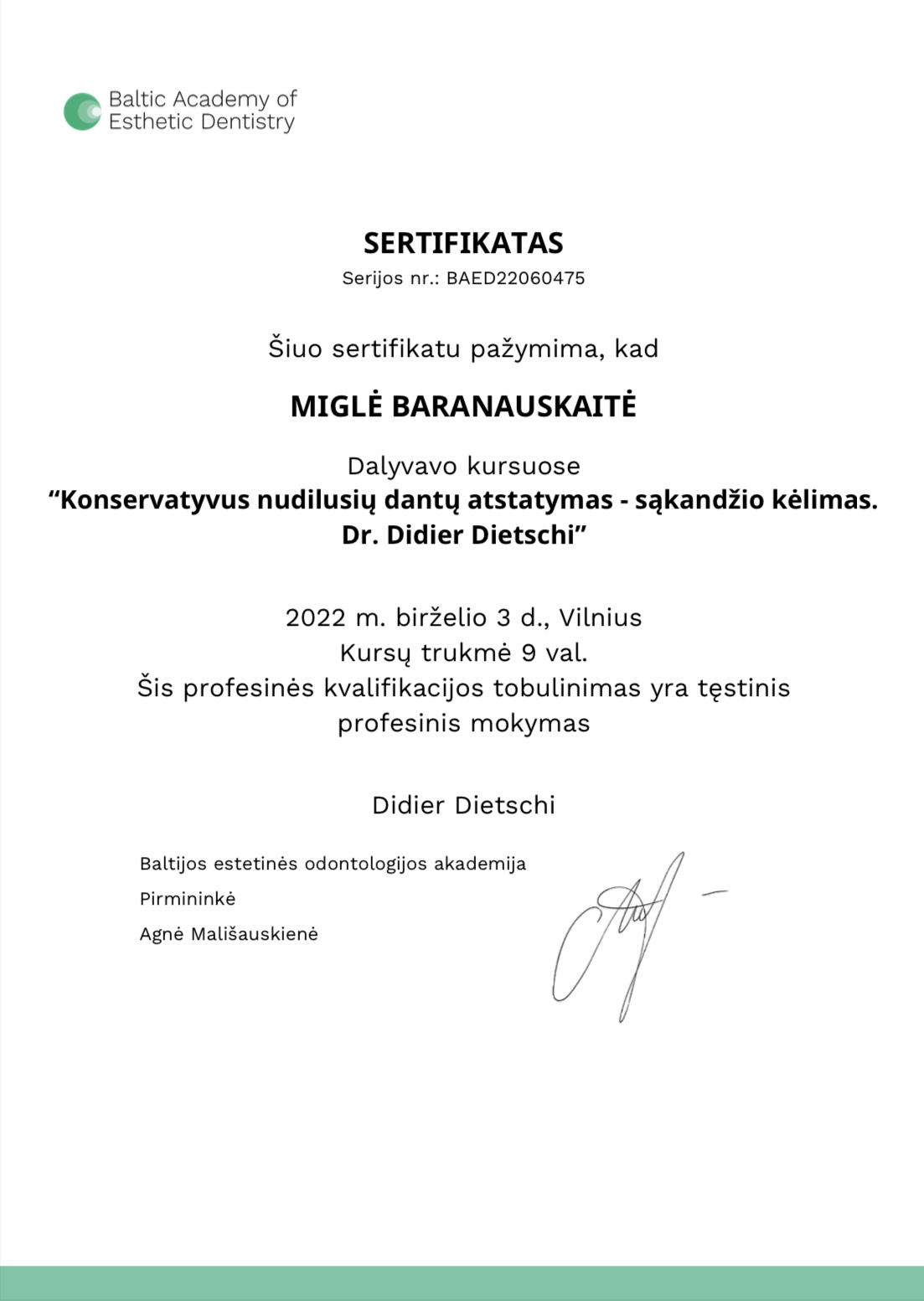 Certificate image