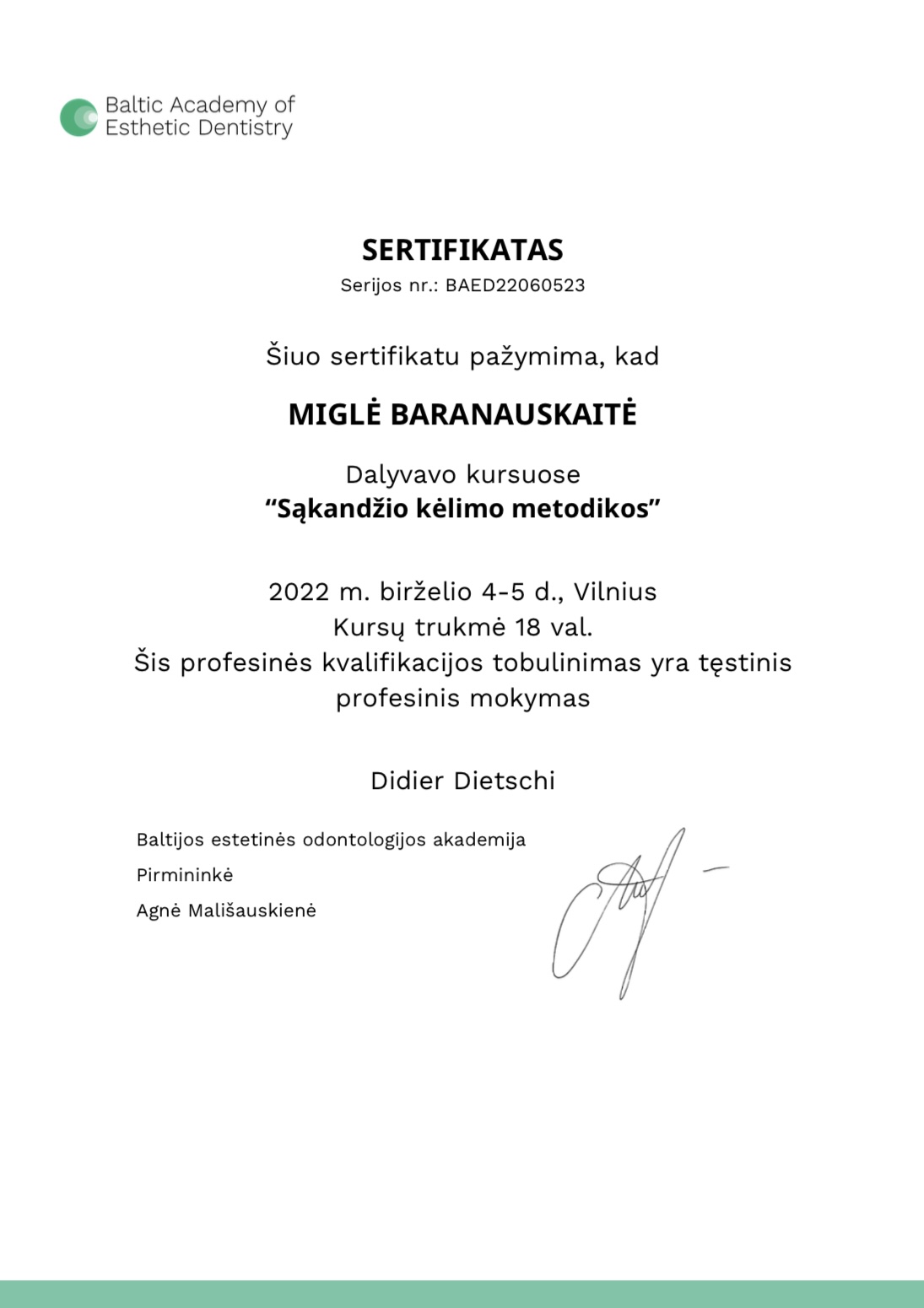 Certificate image