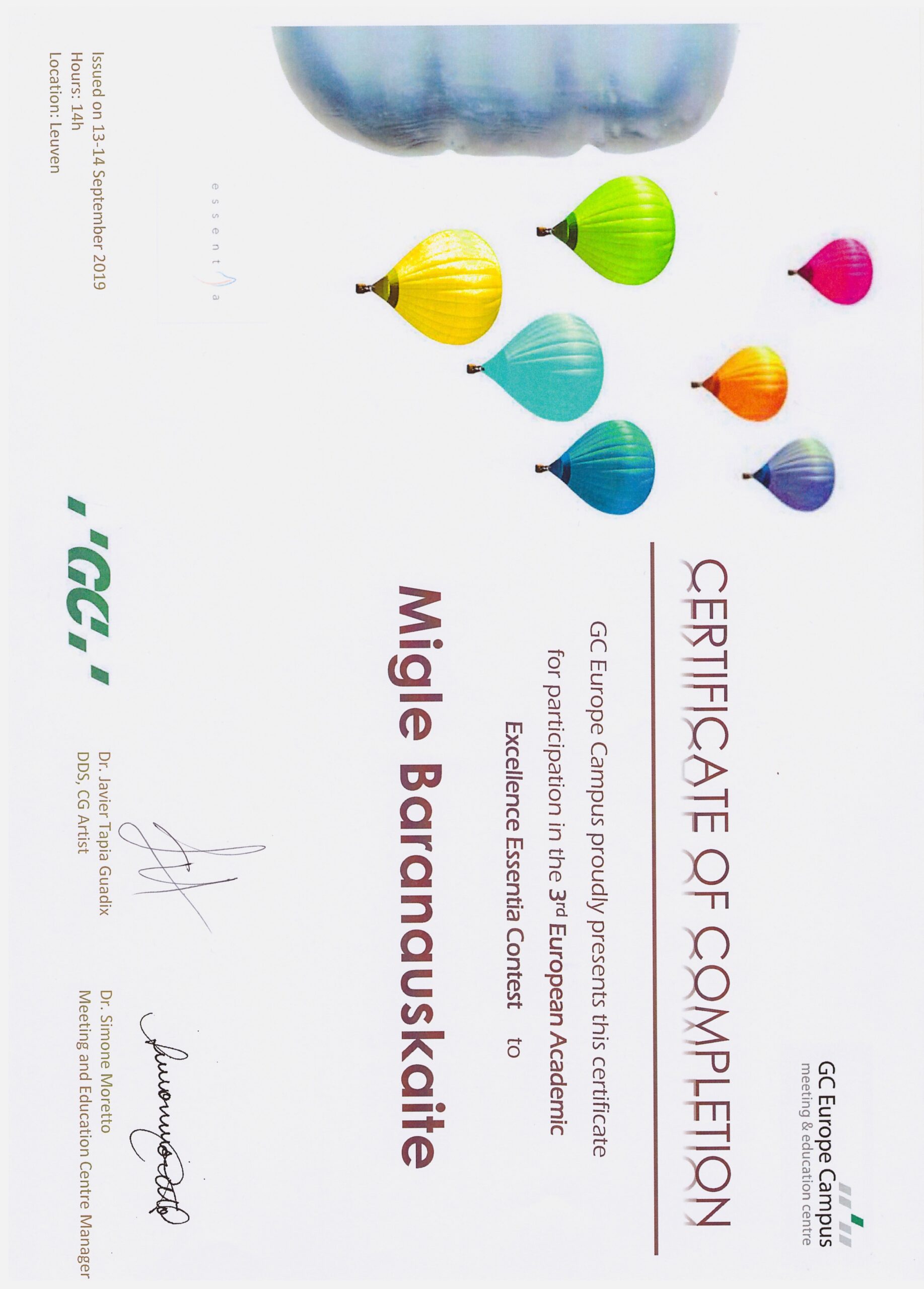 Certificate image