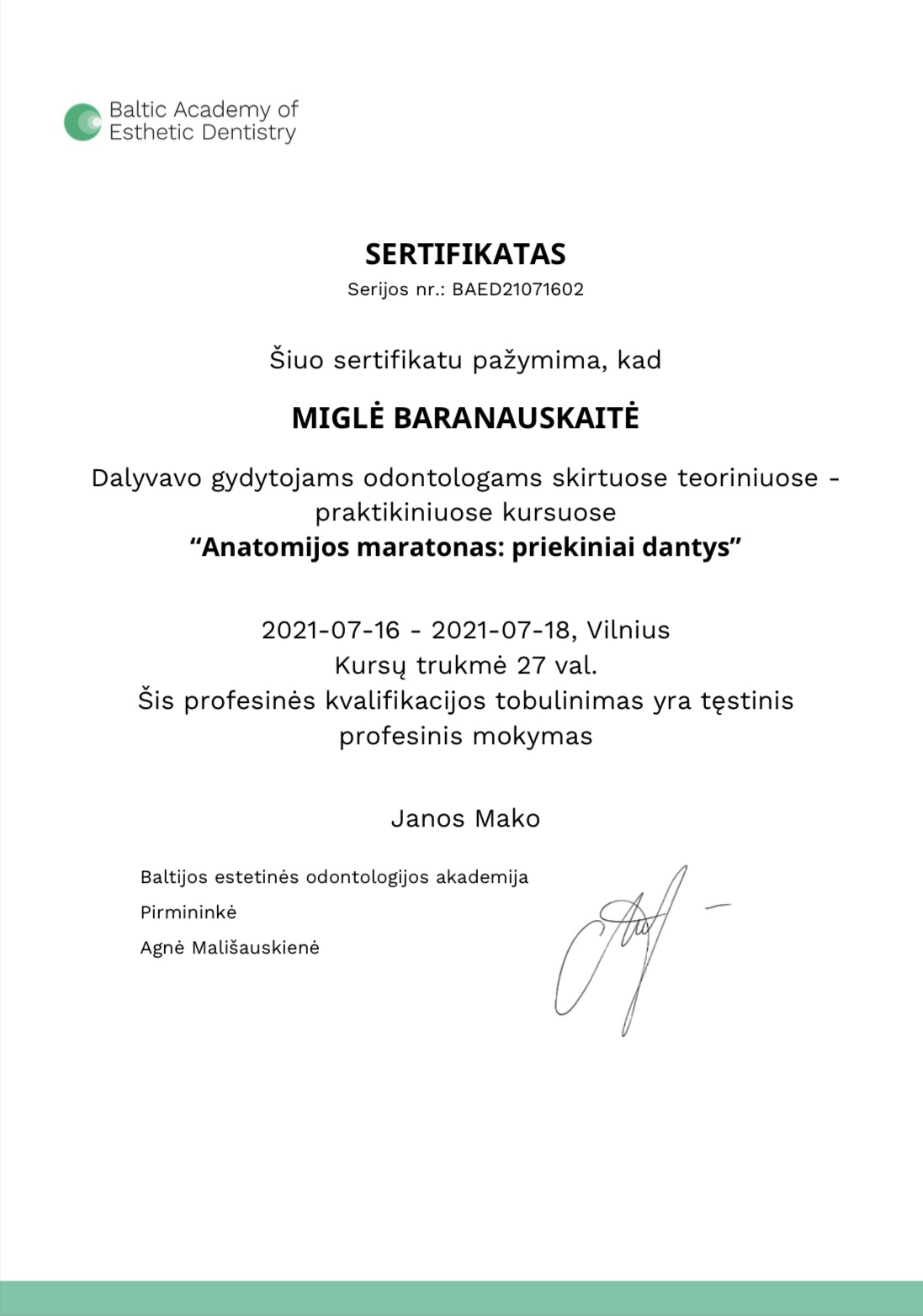 Certificate image