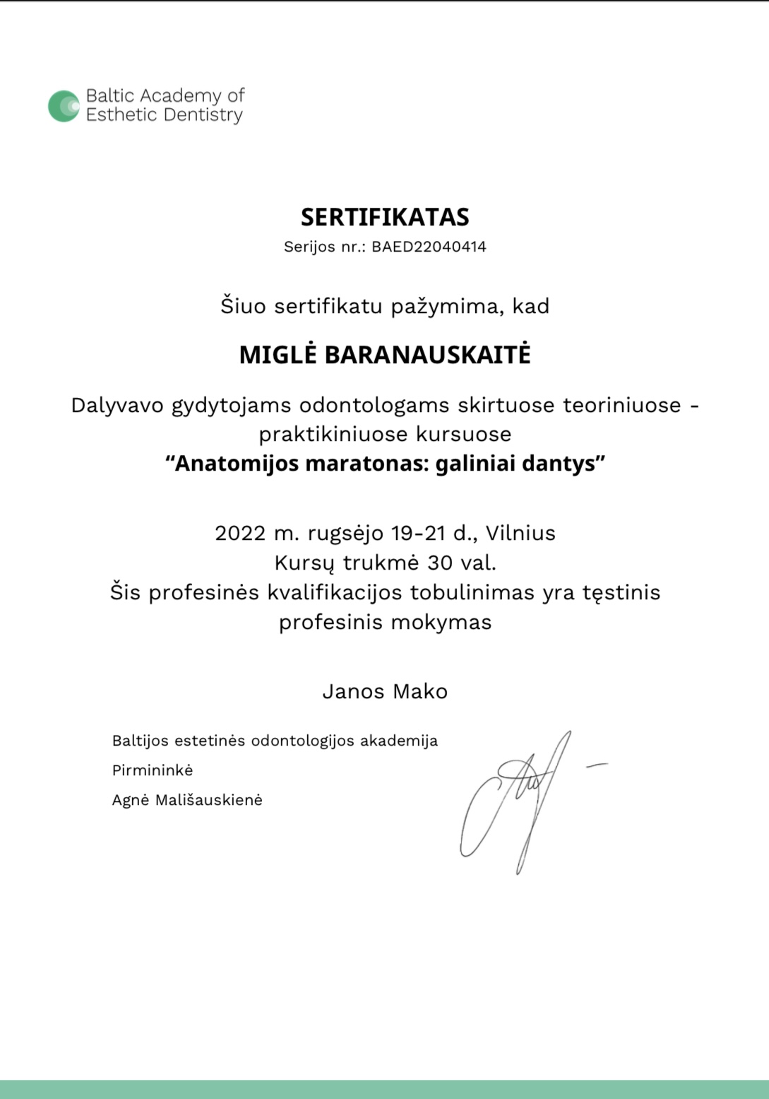Certificate image
