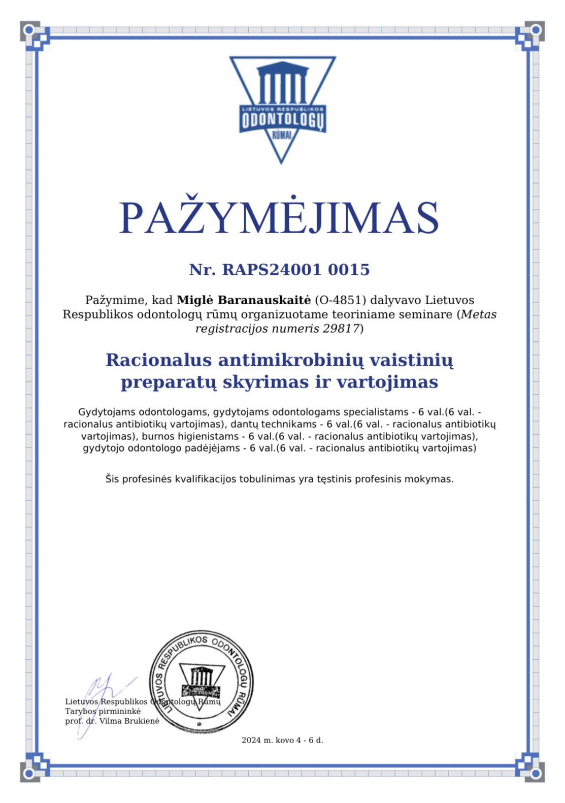 Certificate image