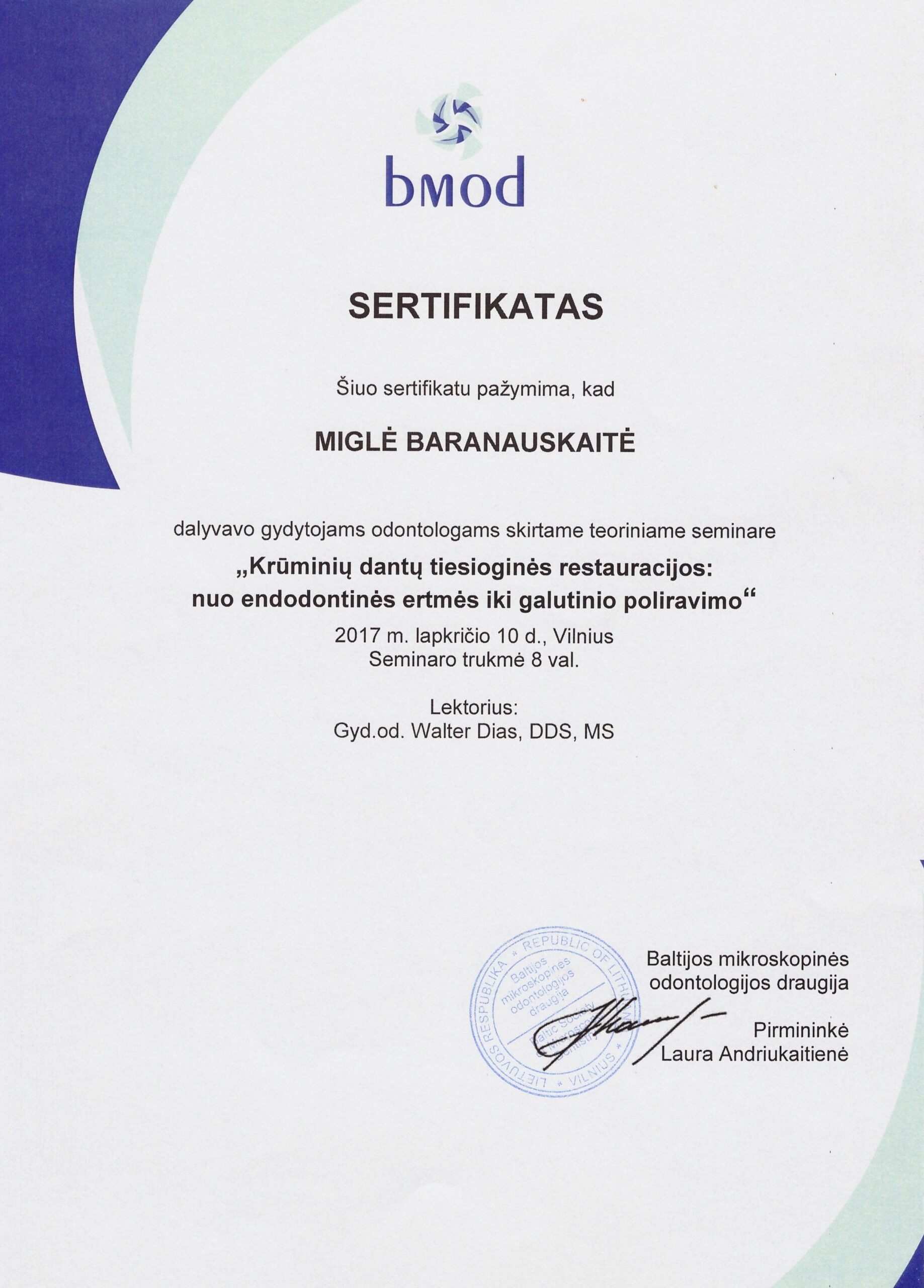 Certificate image