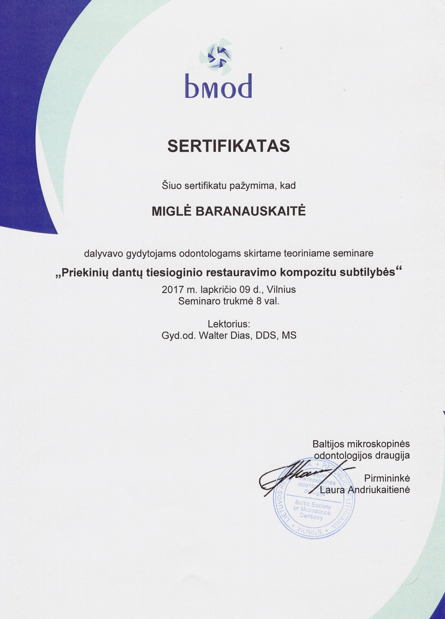 Certificate image
